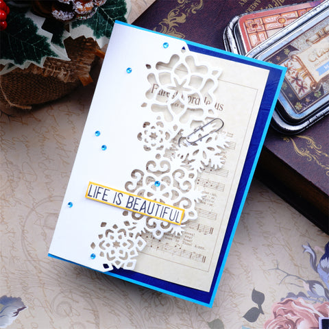 Inlovearts Snowflake Border Cutting Dies