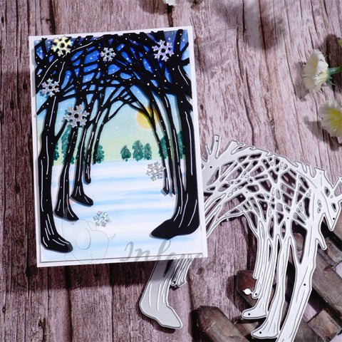 Inlovearts Snowflake and Forest Cutting Dies
