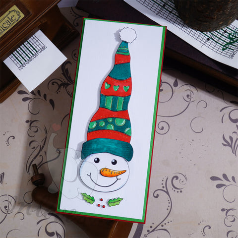 Inlovearts Snowman with Hat Cutting Dies