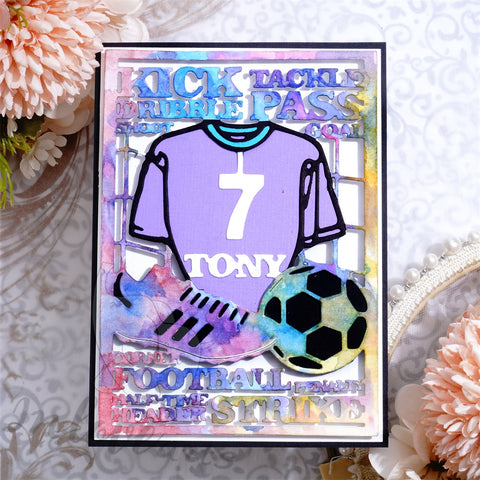 Inlovearts Sports Clothes Background Board Cutting Dies