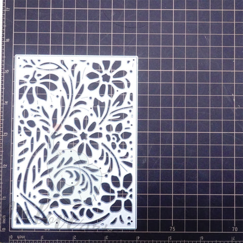 Inlovearts Spring Flowers Background Board Cutting Dies