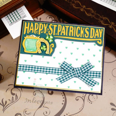 Inlovearts St.Patrick's Day Border Cutting Dies