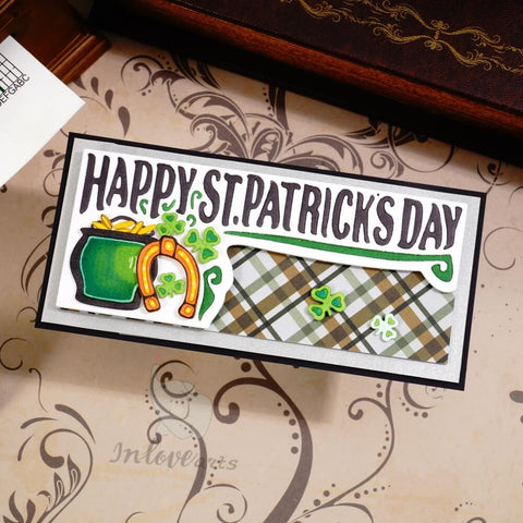 Inlovearts St.Patrick's Day Border Cutting Dies