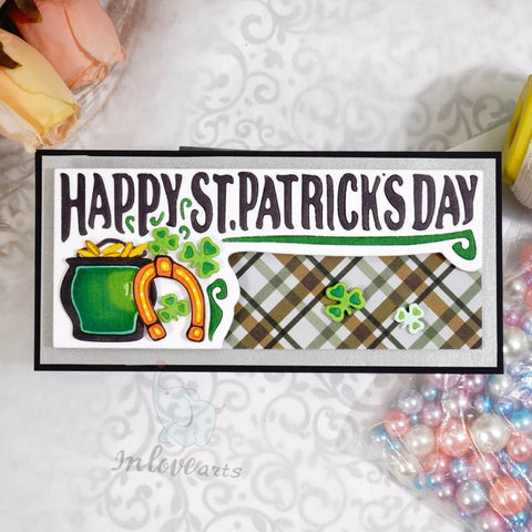 Inlovearts St.Patrick's Day Border Cutting Dies