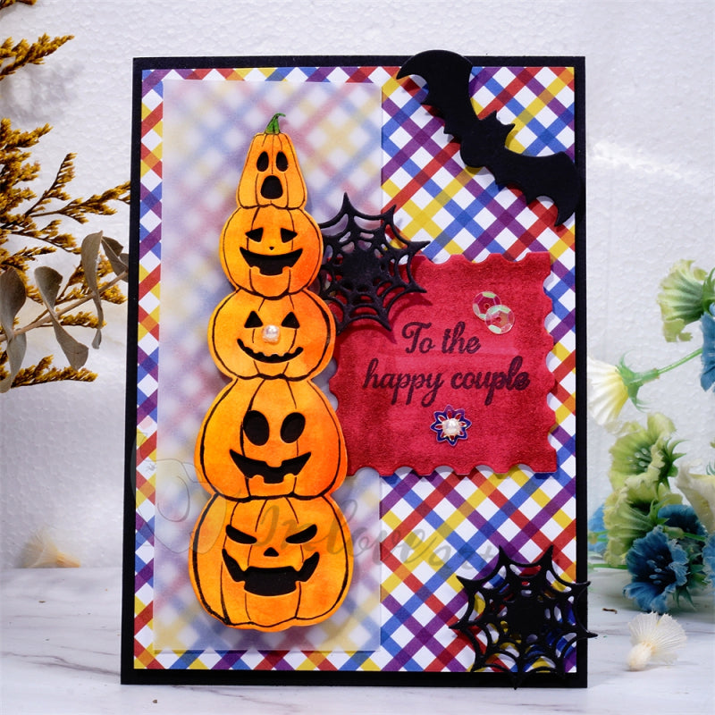Inlovearts Stacked Pumpkin Cutting Dies