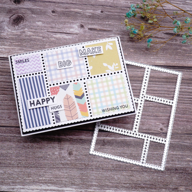 Inlovearts Stamp Background Board Cutting Dies