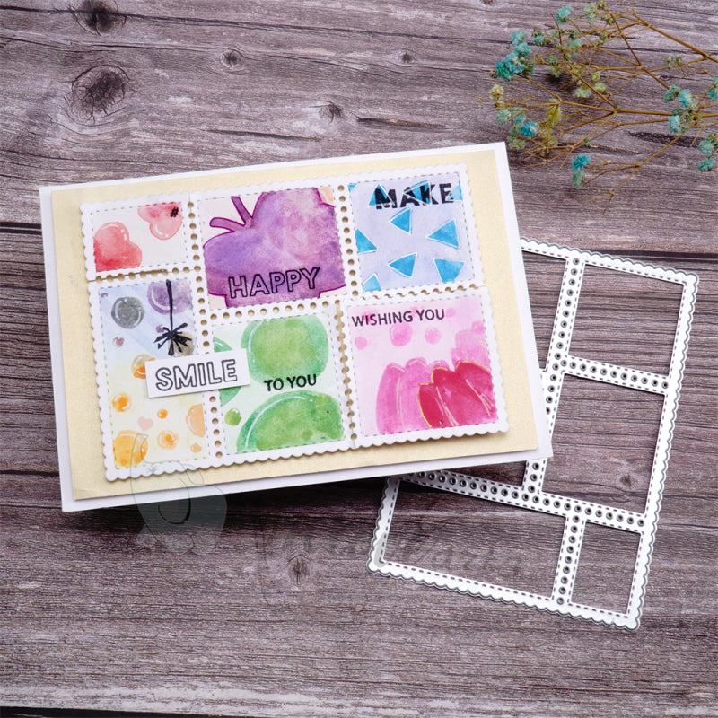 Inlovearts Stamp Background Board Cutting Dies