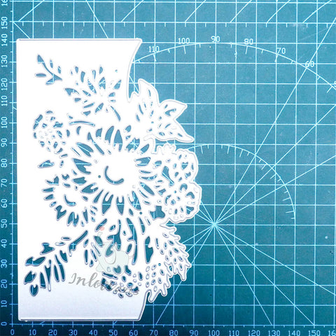 Inlovearts Sunflower Bouquet Border Cutting Dies