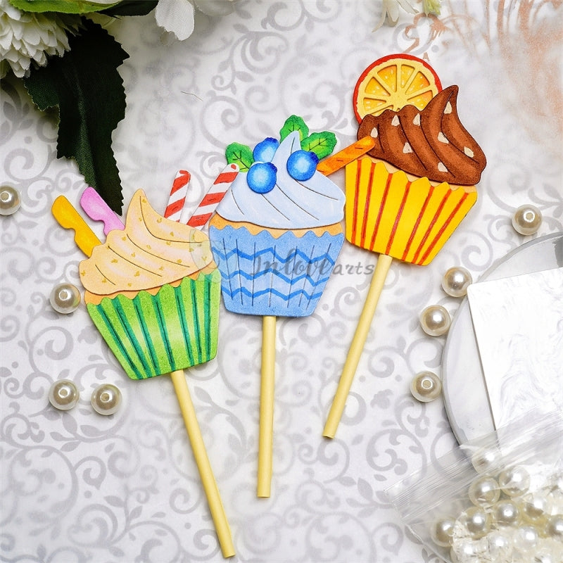 Inlovearts Sweet Cup Cake Cutting Dies