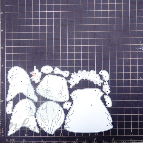 Inlovearts Sweet Gnome Couple Cutting Dies