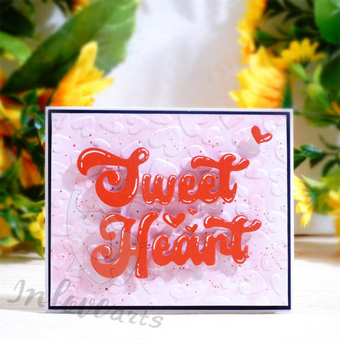 Inlovearts Sweet Heart Word Cutting Dies