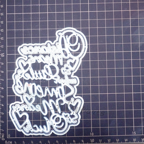 Inlovearts Sweet Phrases Cutting Dies