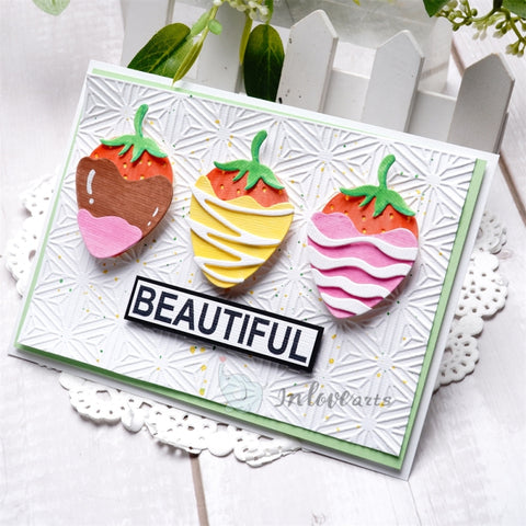 Inlovearts Sweet Strawberry Cutting Dies