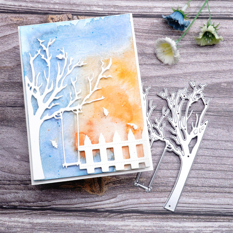 Inlovearts Swing Under the Tree Cutting Dies