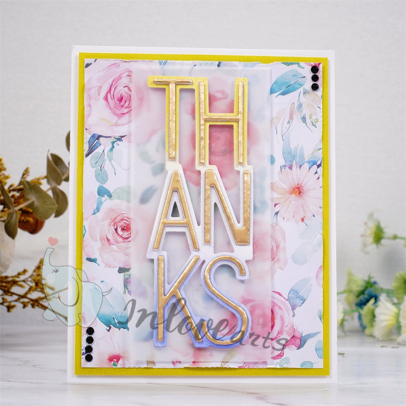 Inlovearts "THANKS" Word Cutting Dies