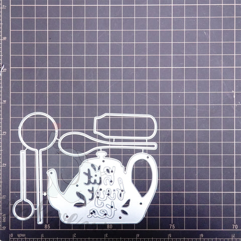 Inlovearts Teapot and Kitchenware Cutting Dies