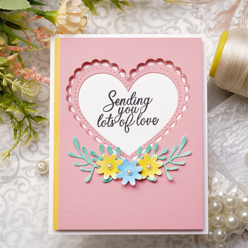 Inlovearts Thankful Words Clear Stamps