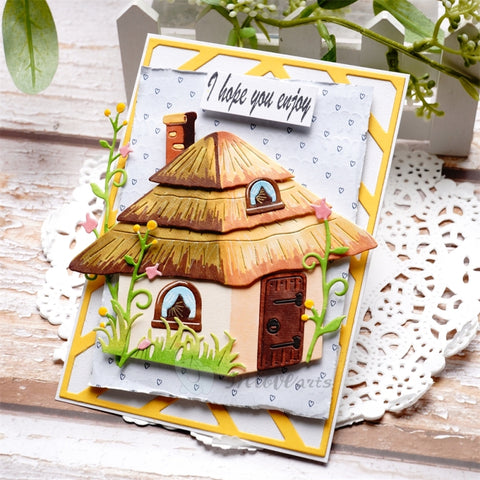 Inlovearts Thatched Cottage Cutting Dies