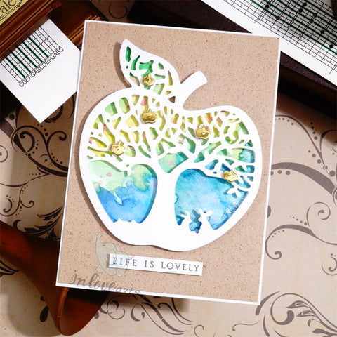 Inlovearts The Apple Tree Cutting Dies