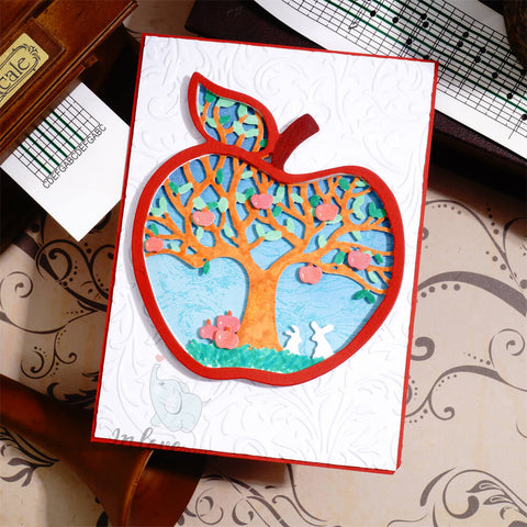 Inlovearts The Apple Tree Cutting Dies