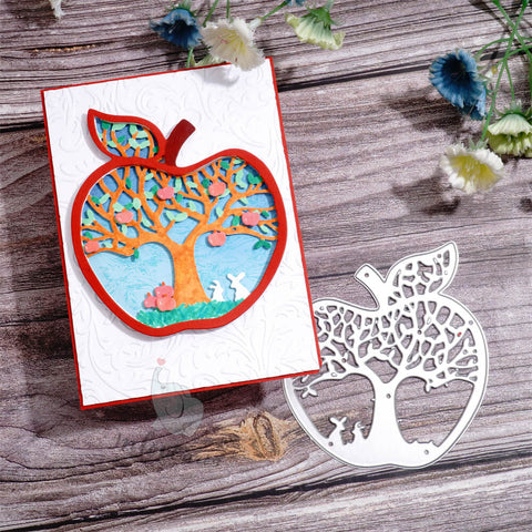 Inlovearts The Apple Tree Cutting Dies