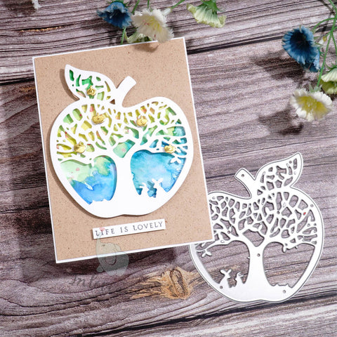 Inlovearts The Apple Tree Cutting Dies