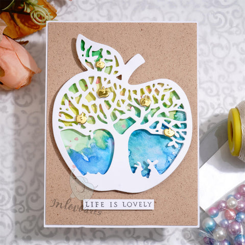 Inlovearts The Apple Tree Cutting Dies