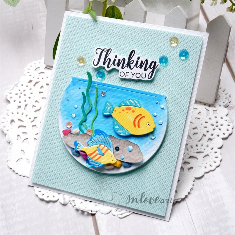 Inlovearts The Fish Tank Cutting Dies