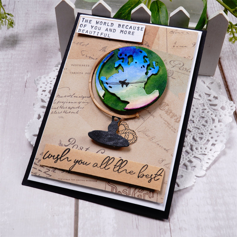 Inlovearts The Globe Cutting Dies