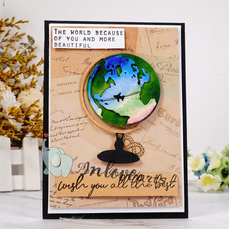 Inlovearts The Globe Cutting Dies