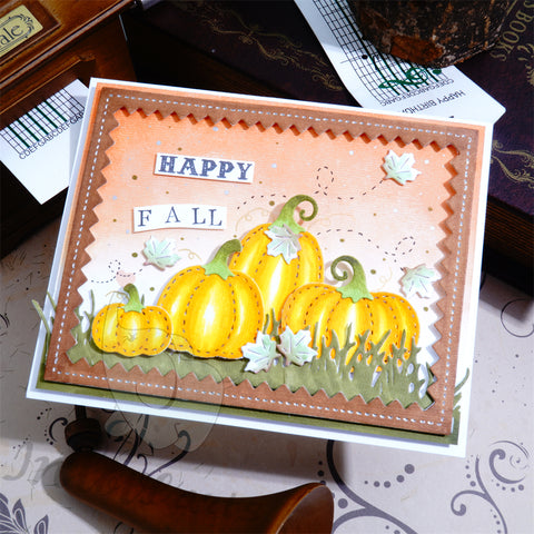 Inlovearts Three Different Pumpkins Cutting Dies