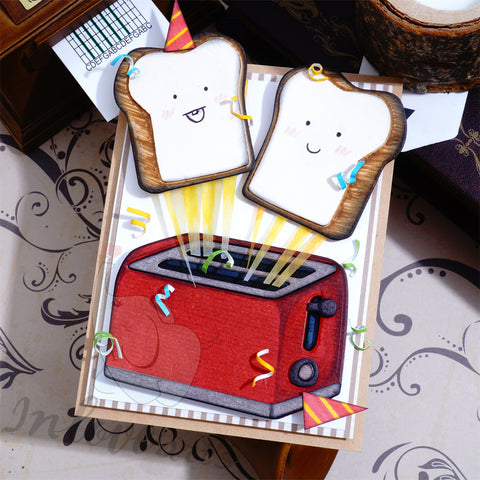 Inlovearts Toasted Bread Cutting Dies