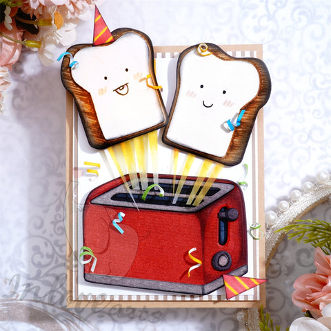 Inlovearts Toasted Bread Cutting Dies