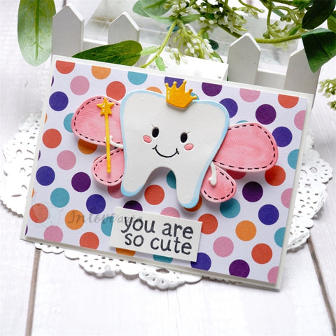 Inlovearts Tooth Fairy Cutting Dies