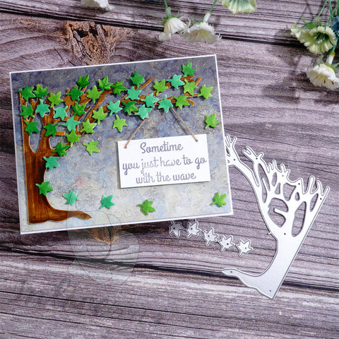 Inlovearts Tree Corner Border Cutting Dies