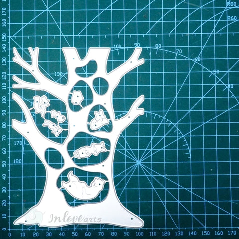 Inlovearts Tree House Cutting Dies