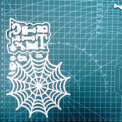 Inlovearts Trick or Treat and Spider Web Cutting Dies