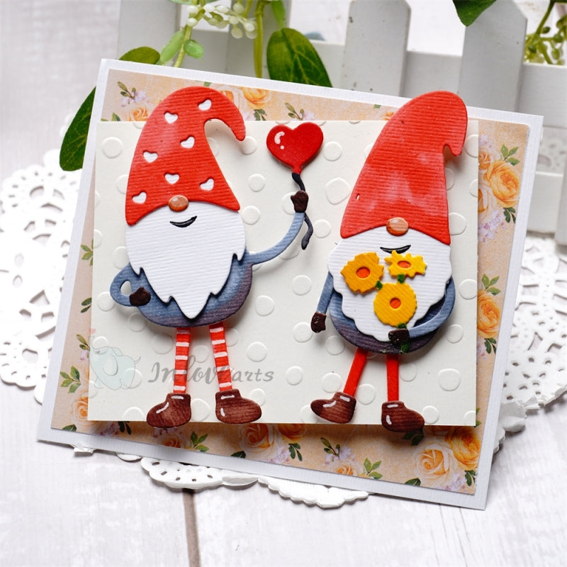 Inlovearts Two Lovely Gnomes Cutting Dies