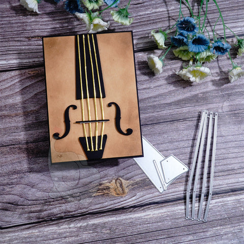 Inlovearts Violin Strings Cutting Dies