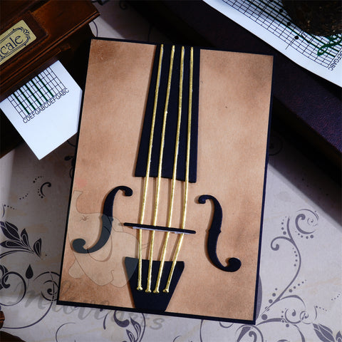 Inlovearts Violin Strings Cutting Dies