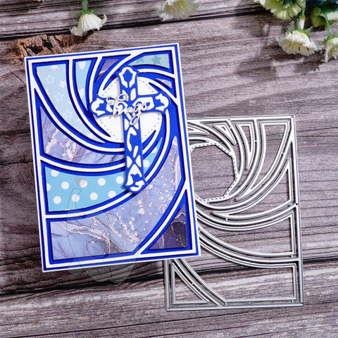 Inlovearts Vortex Rotating Background Board Cutting Dies