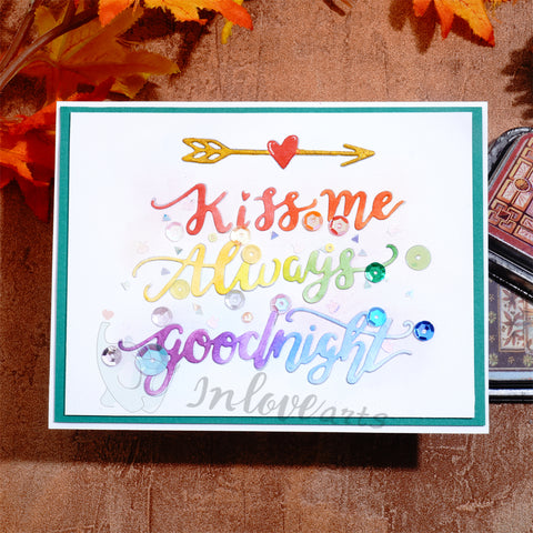 Inlovearts Warming Phrases Cutting Dies