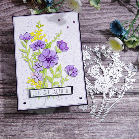 Inlovearts Wild Flowers Cutting Dies