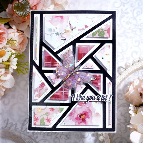 Inlovearts Windmill Background Board Cutting Dies
