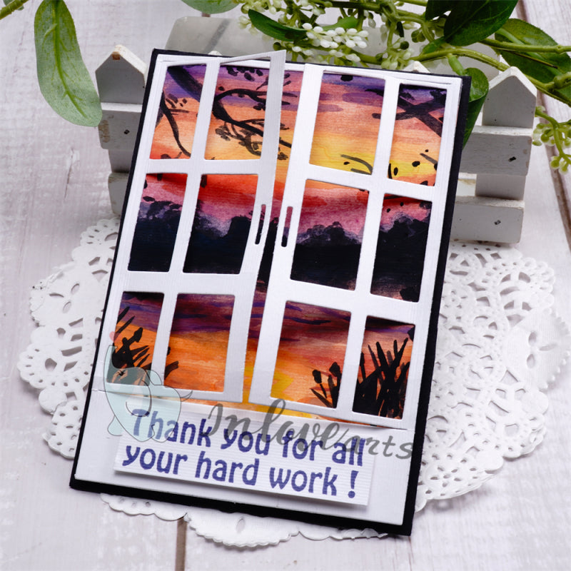 Inlovearts Window Background Cutting Dies