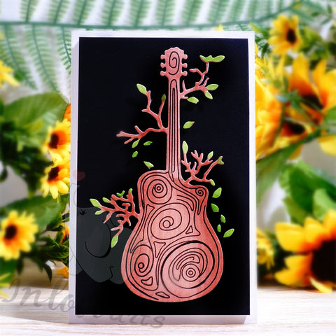 Inlovearts Wooden Guitar Cutting Dies