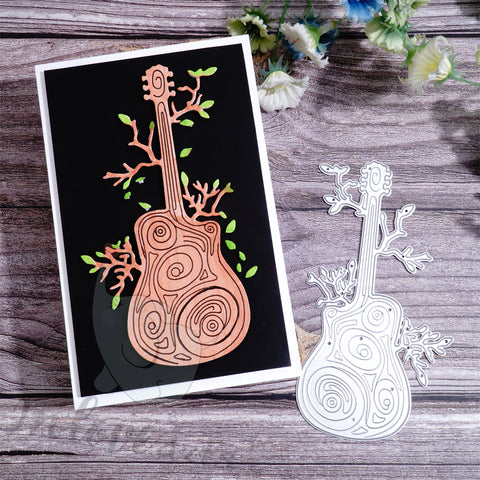 Inlovearts Wooden Guitar Cutting Dies