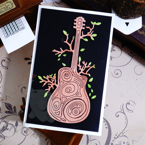 Inlovearts Wooden Guitar Cutting Dies