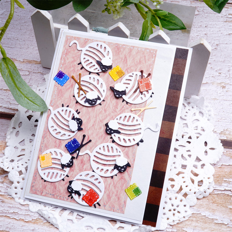 Inlovearts Wool Sheep Cutting Dies