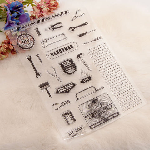 Inlovearts Working Tools Clear Stamps